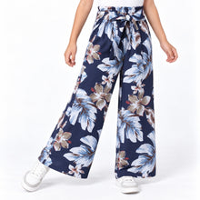 Load image into Gallery viewer, Cotton Woven Floral Printed Belted Palazzo