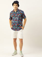 Load image into Gallery viewer, Jungle Printed Half Sleeves Mens Shirt