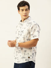 Load image into Gallery viewer, Beach Printed Half Sleeves Mens Shirt