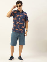 Load image into Gallery viewer, Jaguar Printed Half Sleeves Mens Shirt