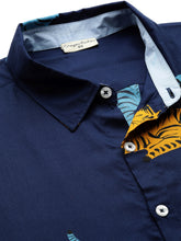 Load image into Gallery viewer, Tiger Printed Half Sleeves Mens Shirt
