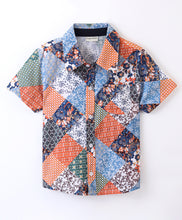 Load image into Gallery viewer, Hankerchief Print Half Sleeves Shirt