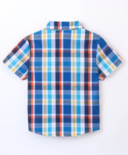Load image into Gallery viewer, Checkered Print Half Sleeves Shirt