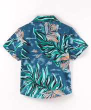 Load image into Gallery viewer, Leaves Printed Half Sleeves Shirt