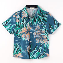 Load image into Gallery viewer, Leaves Printed Half Sleeves Shirt