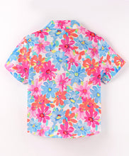 Load image into Gallery viewer, Flowers Printed Half Sleeves Shirt