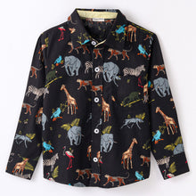 Load image into Gallery viewer, Jungle Printed Full Sleeves Shirt