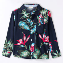 Load image into Gallery viewer, Jungle Birds Printed Full Sleeves Shirt