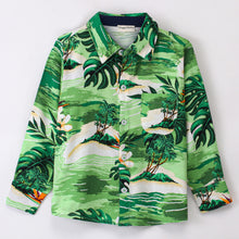 Load image into Gallery viewer, Forest Printed Full Sleeves Shirt