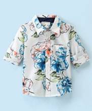 Load image into Gallery viewer, Floral Print Full Sleeves Shirt