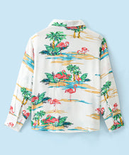 Load image into Gallery viewer, Flamingo Print Full Sleeves Shirt
