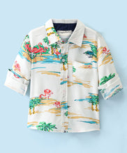 Load image into Gallery viewer, Flamingo Print Full Sleeves Shirt