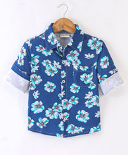 Load image into Gallery viewer, Floral Printed Full Sleeves Shirt
