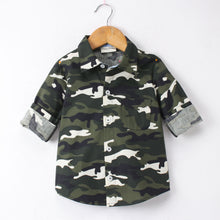 Load image into Gallery viewer, Camouflage Printed Full Sleeves Shirt
