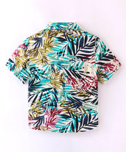 Load image into Gallery viewer, Colorful Leaves Printed Full Sleeves Shirt