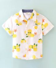 Load image into Gallery viewer, Lemons Printed Full Sleeves Shirt