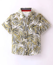 Load image into Gallery viewer, Leaves Printed Full Sleeves Shirt