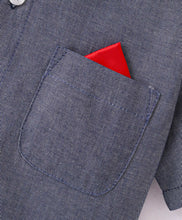 Load image into Gallery viewer, Solid Chambray Full Sleeves Shirt