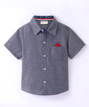 Load image into Gallery viewer, Solid Chambray Full Sleeves Shirt