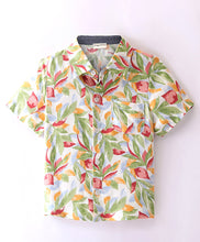 Load image into Gallery viewer, Floral Printed Half Sleeves Shirt