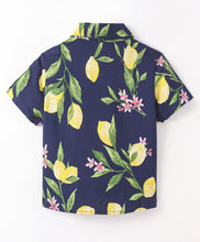Load image into Gallery viewer, Lemons Printed Half Sleeves Shirt