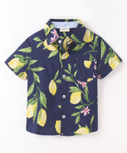 Load image into Gallery viewer, Lemons Printed Half Sleeves Shirt
