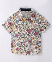 Load image into Gallery viewer, Floral Printed Half Sleeves Shirt