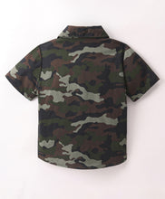 Load image into Gallery viewer, Camouflage Printed Half Sleeves Shirt