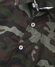 Load image into Gallery viewer, Camouflage Printed Half Sleeves Shirt