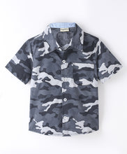 Load image into Gallery viewer, Camouflage Printed Half Sleeves Shirt
