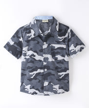 Load image into Gallery viewer, Camouflage Printed Half Sleeves Shirt
