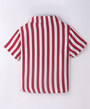 Load image into Gallery viewer, Striped Printed Half Sleeves Shirt