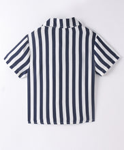 Load image into Gallery viewer, Striped Printed Half Sleeves Shirt