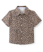 Load image into Gallery viewer, Animal Print Half Sleeves Shirt