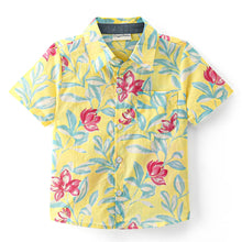 Load image into Gallery viewer, Floral Printed Half Sleeves Shirt