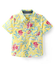 Load image into Gallery viewer, Floral Printed Half Sleeves Shirt