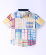 Load image into Gallery viewer, Abstract Printed Half Sleeves Shirt