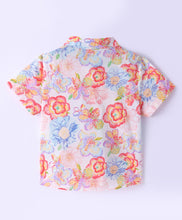 Load image into Gallery viewer, Floral Printed Half Sleeves Shirt