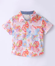 Load image into Gallery viewer, Floral Printed Half Sleeves Shirt