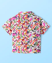 Load image into Gallery viewer, Abstract Printed Half Sleeves Shirt