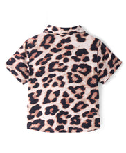 Load image into Gallery viewer, Leopard Print Half Sleeves Shirt