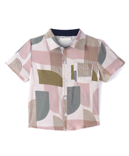 Load image into Gallery viewer, Abstract Printed Half Sleeves Shirt