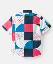 Load image into Gallery viewer, Greometric Printed Half Sleeves Shirt