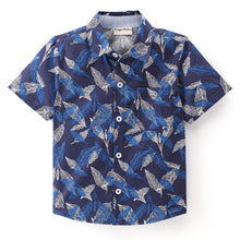 Load image into Gallery viewer, Leaves Printed Half Sleeves Shirt