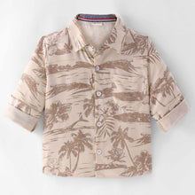 Load image into Gallery viewer, Beach Printed Full Sleeves Shirt
