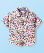 Load image into Gallery viewer, Floral Printed Half Sleeves Shirt