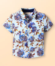 Load image into Gallery viewer, Floral Printed Half Sleeves Shirt