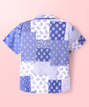 Load image into Gallery viewer, Abstract Printed Half Sleeves Shirt