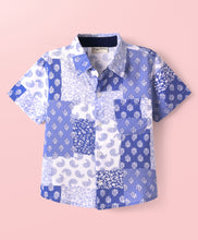 Load image into Gallery viewer, Abstract Printed Half Sleeves Shirt
