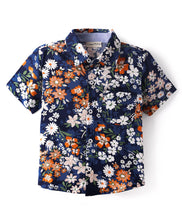 Load image into Gallery viewer, Floral Printed Half Sleeves Shirt